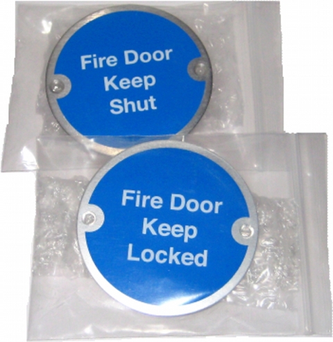 Materials Available for Automatic Fire Door Keep Clear